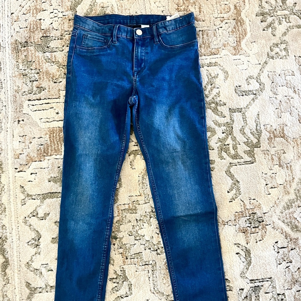 Girls denim jeans. Like new. Skinny with stretch.